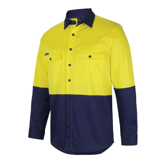 Promotional HI Vis Stretch Shirts Yellow